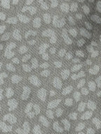 Abercrombie & Fitch Midi Skirt Womens Gray Animal Print Satin Side Slit Sz M