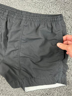 KooGa Rugby Shorts Mens Small Black Pockets Elastic Waist Training Athletic 32
