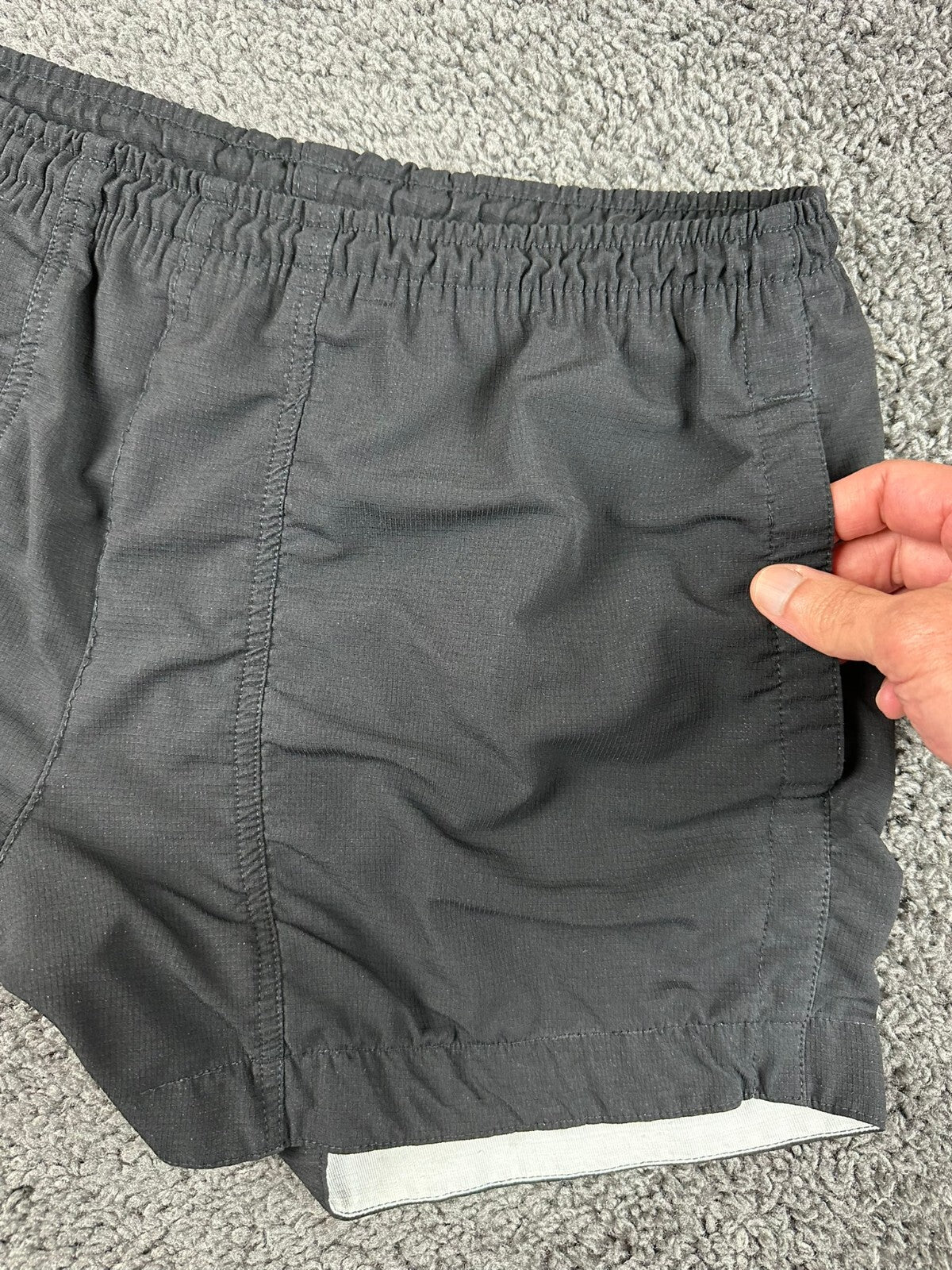 KooGa Rugby Shorts Mens Small Black Pockets Elastic Waist Training Athletic 32