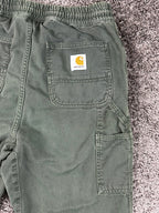 Carhartt WIP Green Organic Cotton Drawstring Lounge Pants Green Medium M