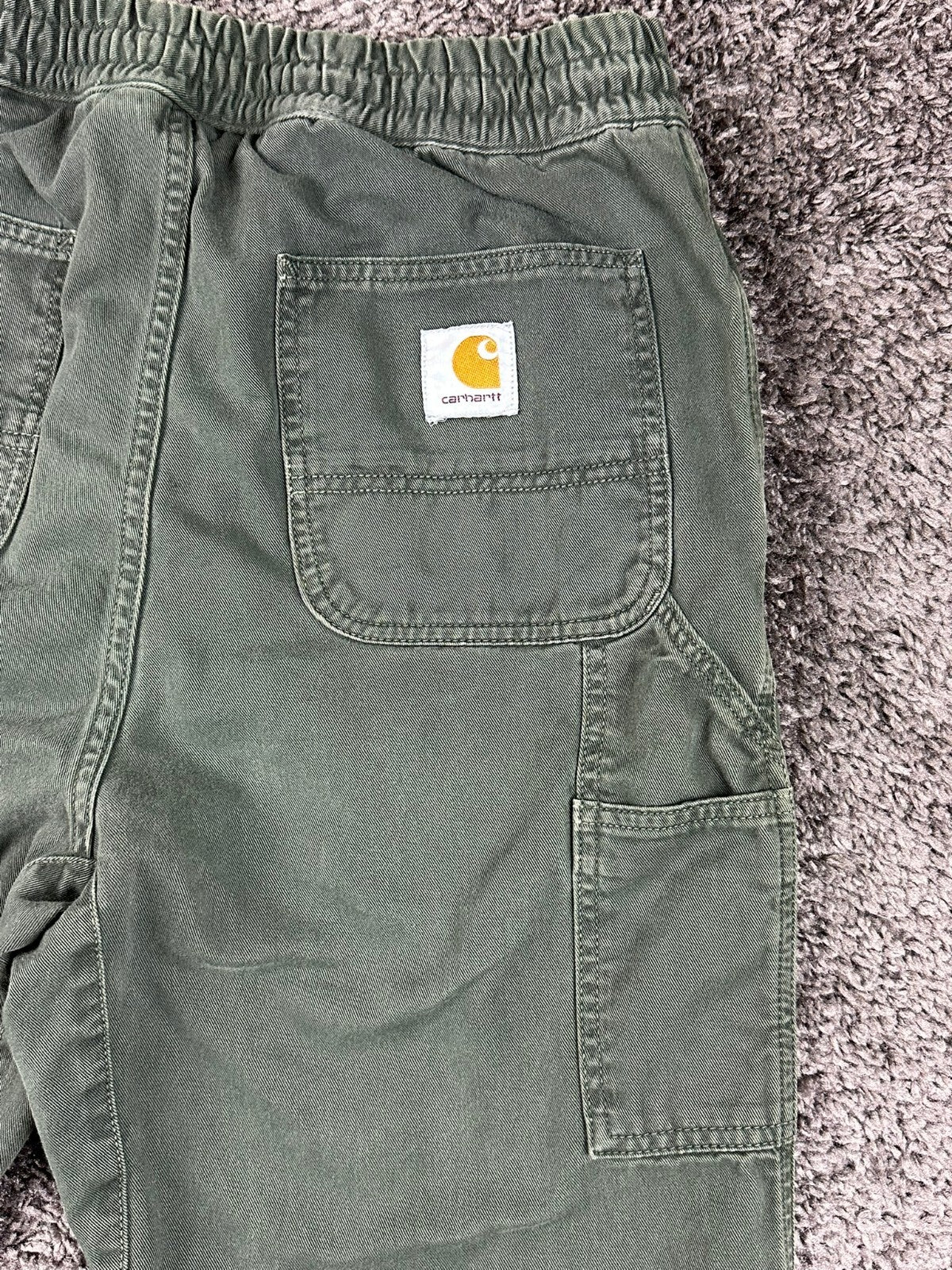 Carhartt WIP Green Organic Cotton Drawstring Lounge Pants Green Medium M