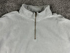 Comfort Colors 1580 Mens 2XL Grey Garment Dyed Quarter Zip Sweatshirt Pullover