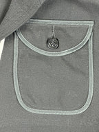 Vintage US Navy Dress Blue Jumper Men Black Wool Sailor Uniform Shirt Top Sz 38L
