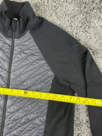 Athleta Womens XL Flurry Force Insulated PrimaLoft Jacket 2.0 Black Full Zip