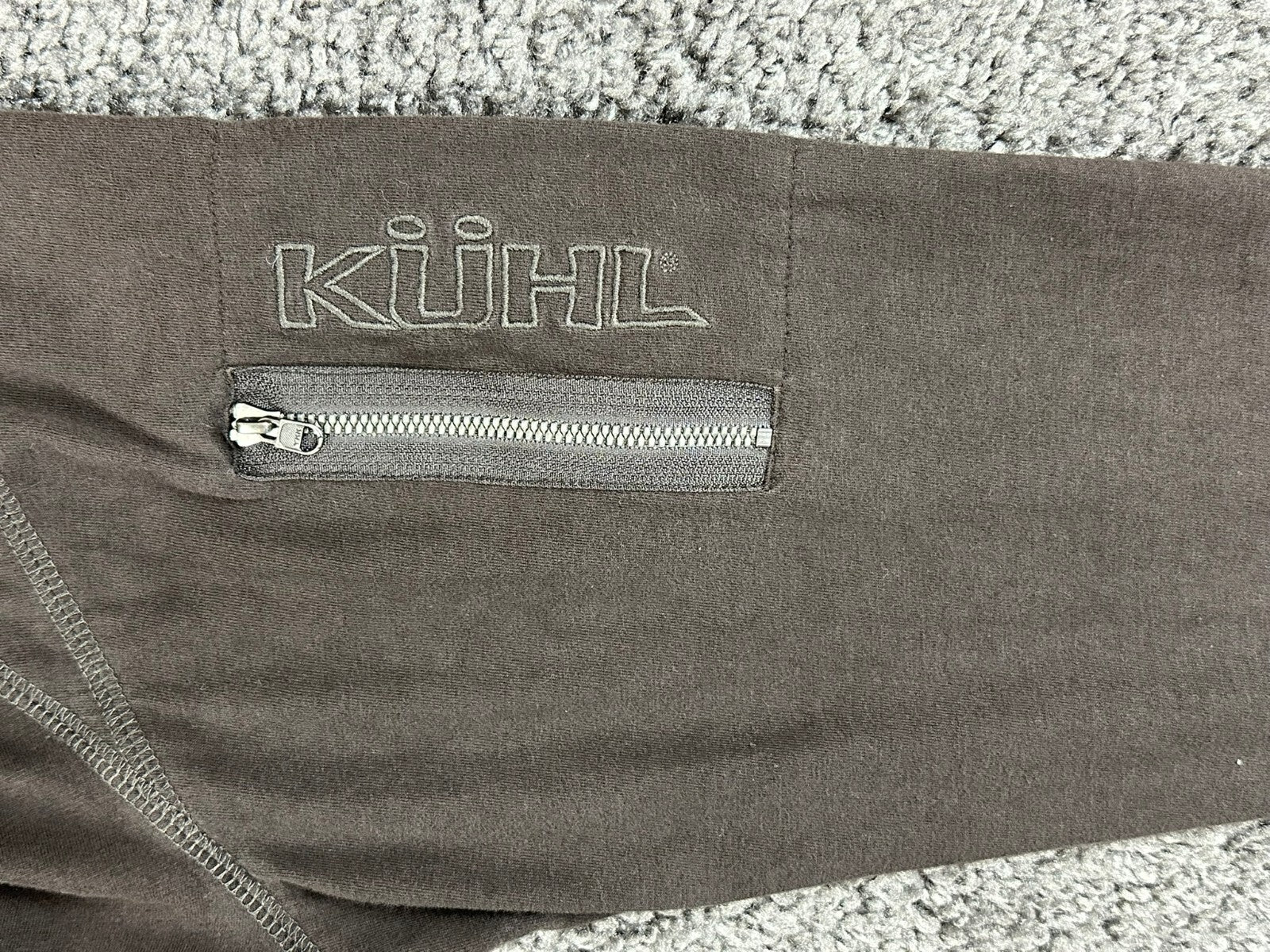 Kuhl Kommando Wildfibre Long Sleeve Shirt Brown L Organic Cotton Sleeve Pocket