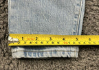 Levi's Premium Womens 24x28 501 S Skinny Jeans Light Wash Button Fly Denim