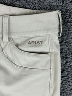 Ariat Womens 28L Beige Olympia Pro Series Knee Patch Riding Breeches