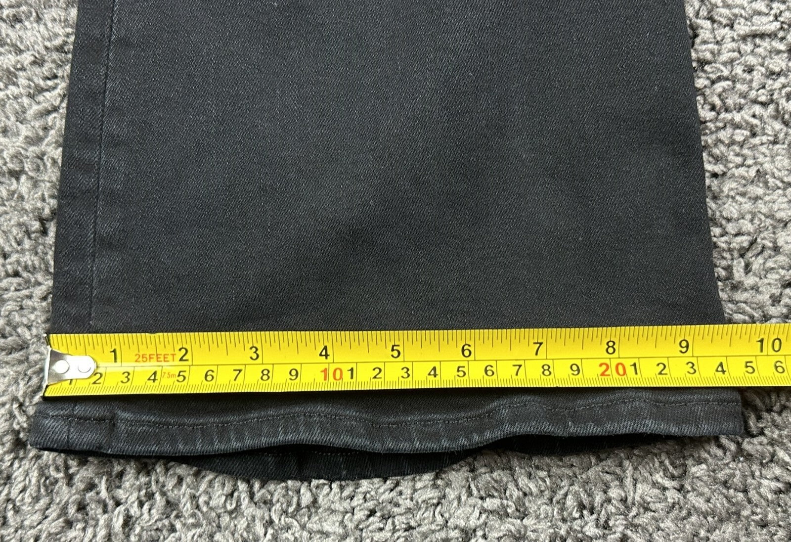FRAME The Jetset Flare Womens Black High Rise Pull On Stretch Jeans  Size 1