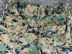 USMC Woodland MARPAT Combat Utility Pants Long Military Cargo Trousers Sz Small
