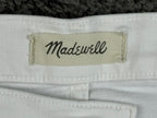 Madewell Womens 31P White 10" High-Rise Skinny Jeans Stretch
