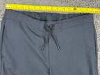 Sandro Paris Men Wool Blend Drawstring Smart Trousers Pants Navy Blue 36 FR 44