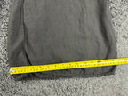 Terzo Millennio Womens M Charcoal Linen Blend Wide Leg Crop Culotte Pants