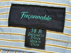 Faconnable Mens Chino Pants Flat Front Beige Tan Cotton Stretch Trousers Sz 38
