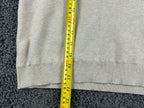 EllandEmm Womens Sweater Beige XS Mock Neck Button Pullover Quiet Luxury