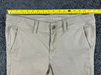 American Eagle Kick Boot Pants Women's Tan Stretch Flare Leg Y2K Sz 12