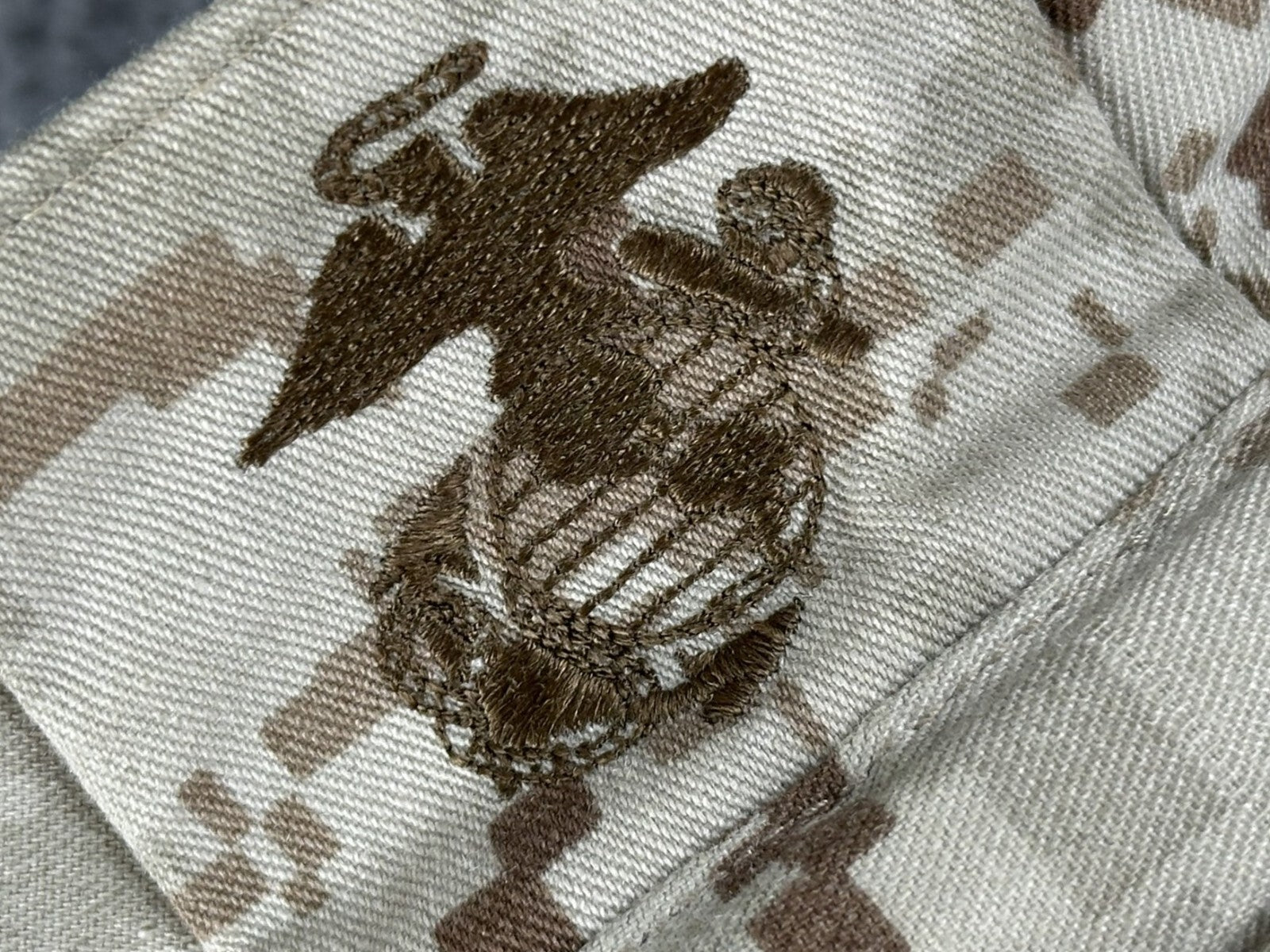 USMC Desert MARPAT Garrison Cover 8 Point Utility Cap Hat Camo USGI Sekri Sz S