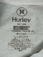 Hurley Art Dept Surf And Enjoy Mens XXL Gray Short Sleeve Graphic T-Shirt Tee