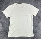 Imogene + Willie Mens XL Off-White Cotton Short Sleeve T-Shirt Tee Made in USA