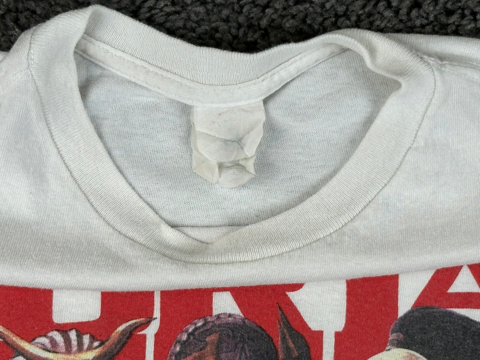Mortal Kombat T-Shirt Men White Graphic Tee 2011 Warner Bros Sz M