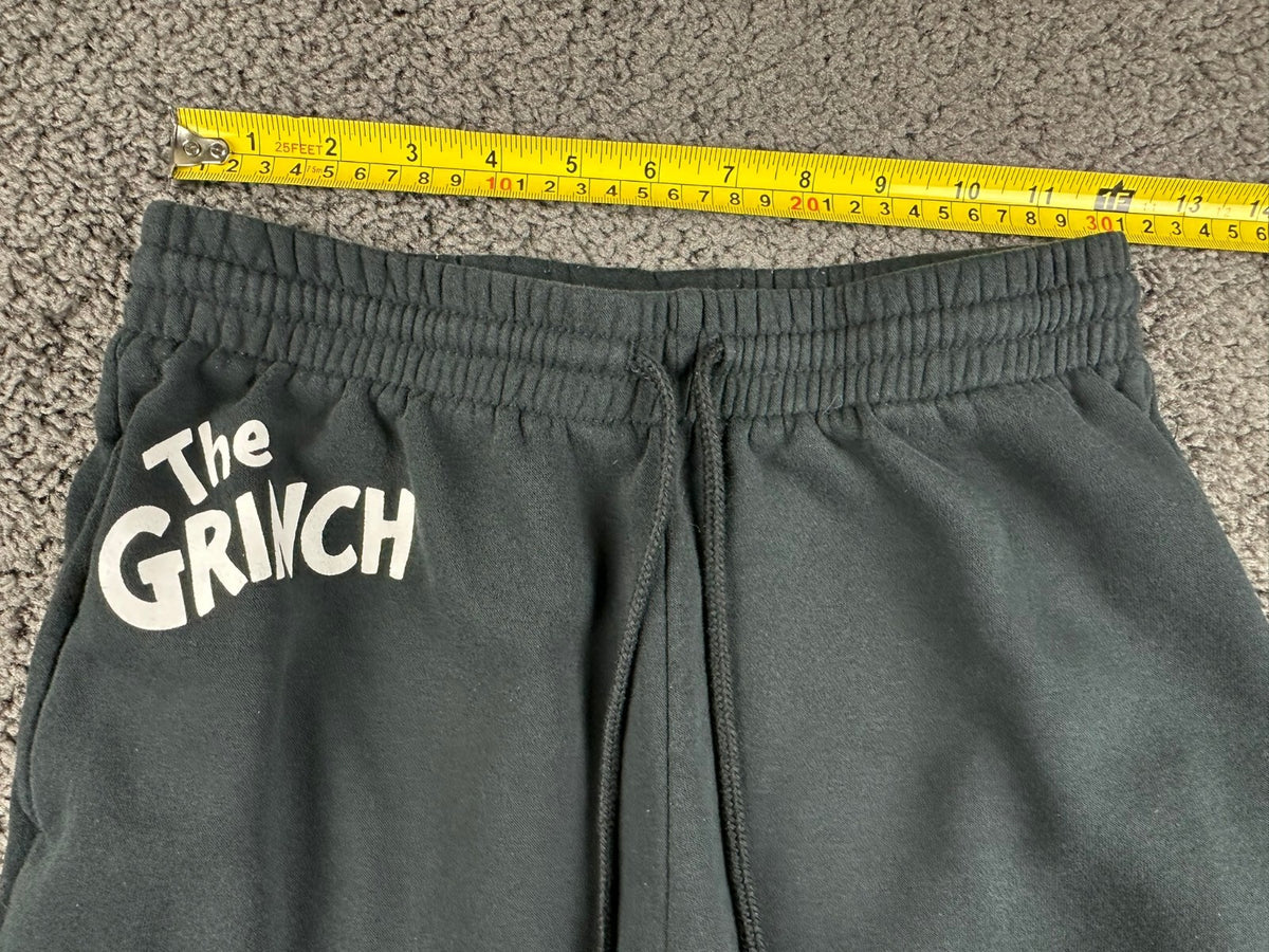 Dr. Seuss The Grinch Womens S Black Graphic Jogger Sweatpants