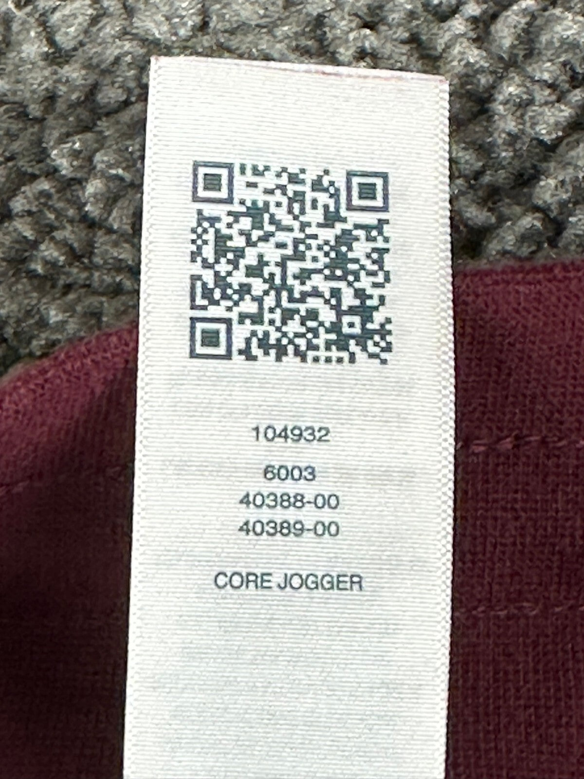 True Religion Core Jogger Sweatpants Mens L Burgundy Horseshoe Logo Lounge Pants