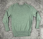 J. Crew Collection Italian Cashmere Sage Green Crewneck Sweater Womens S