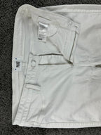 PAIGE Hoxton Ankle Ultra White Skinny Jeans Womens High Rise Stretch Size 32