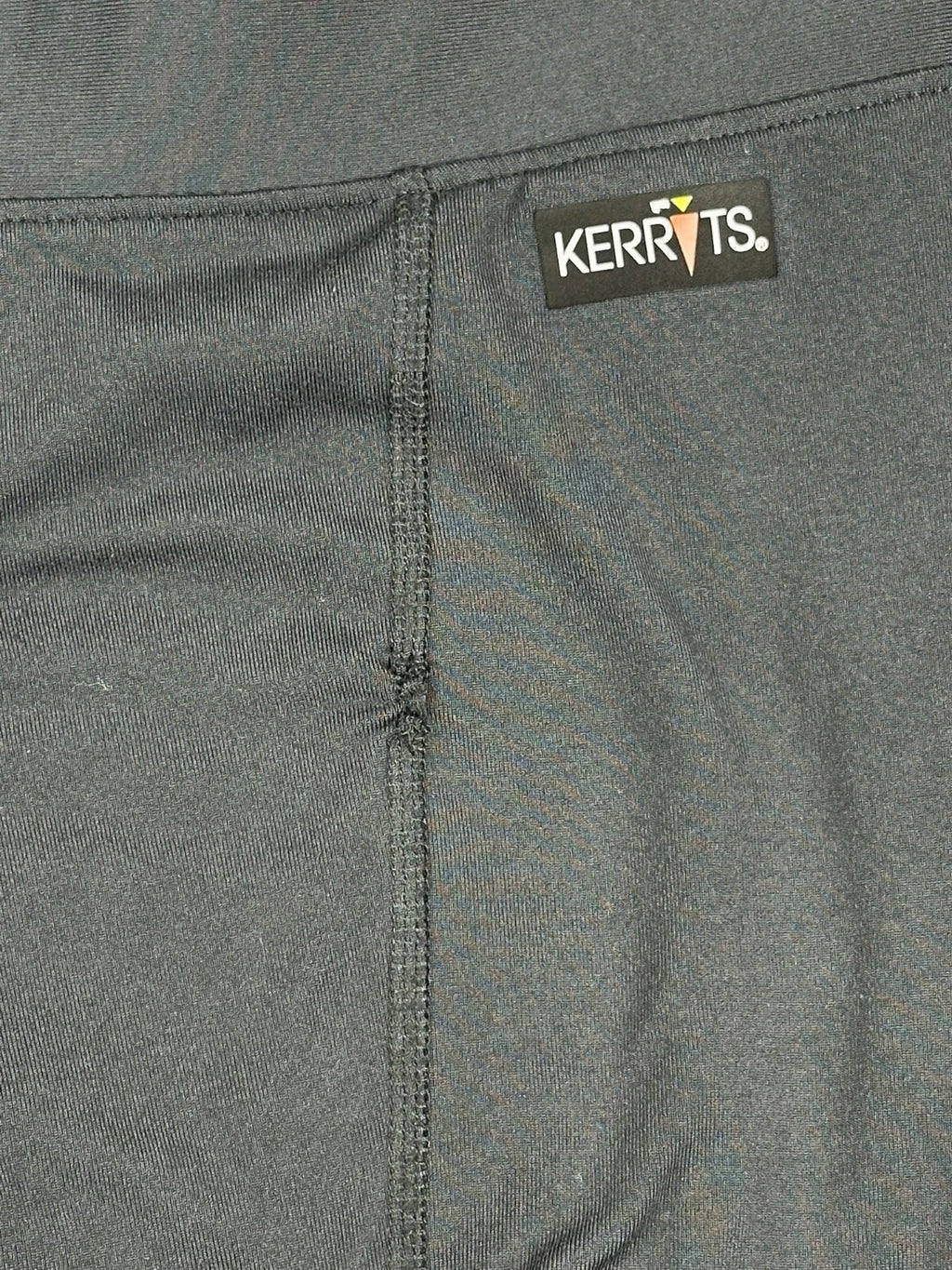 Kerrits Womens Medium Grey Black Performance Knee Patch Riding Tights Pants