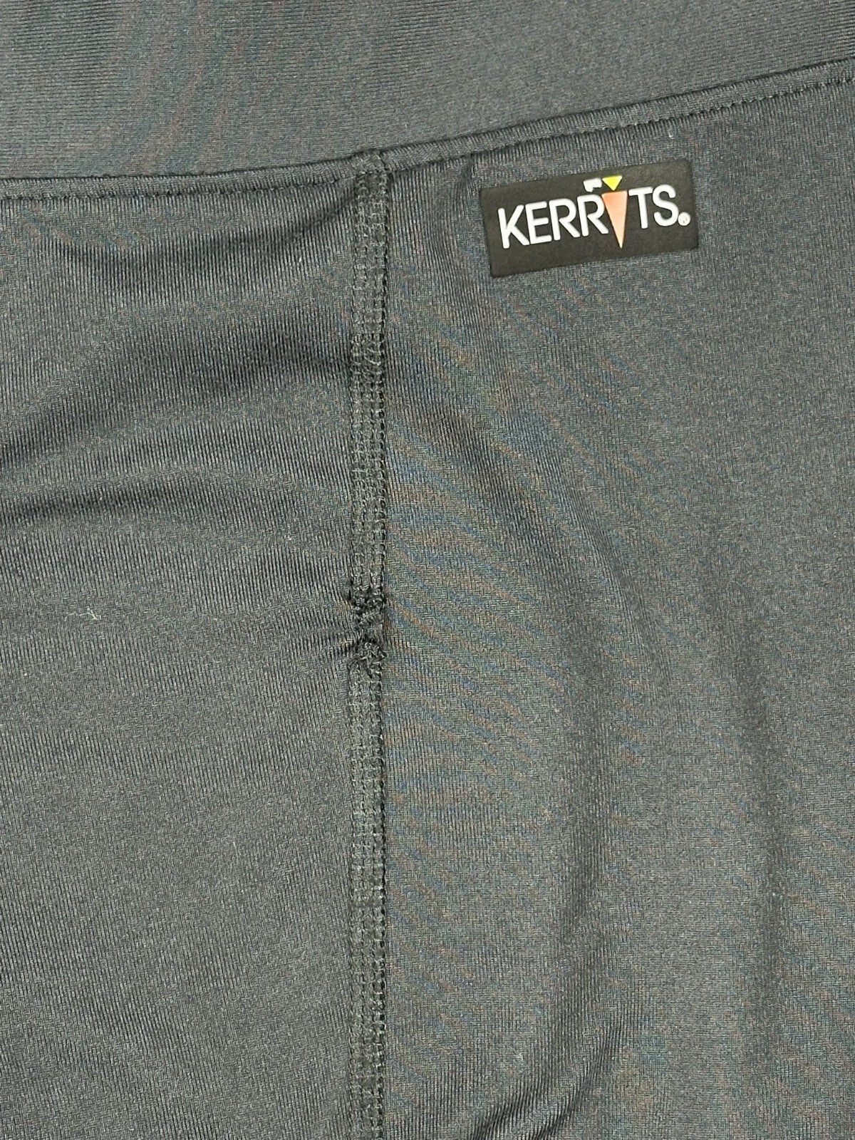 Kerrits Womens Medium Grey Black Performance Knee Patch Riding Tights Pants