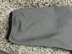 Gerry Mens Full Zip Hooded Grid Fleece Jacket Large Gray Outdoor Zip Pockets