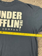Ripple Junction The Office Dunder Mifflin Mens 2X Graphic T-Shirt Navy Blue
