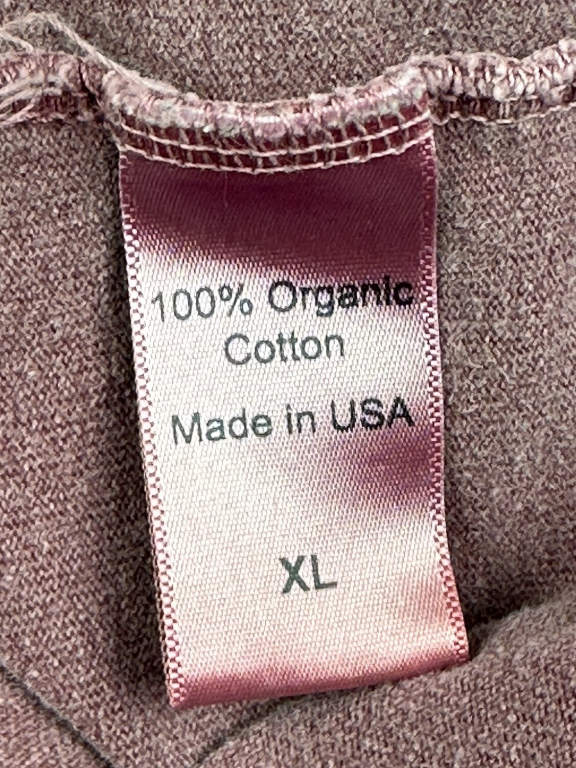 Surf Locos Mens XL Sunburst Oval Logo Washed Plum Burgundy T-Shirt Made in USA