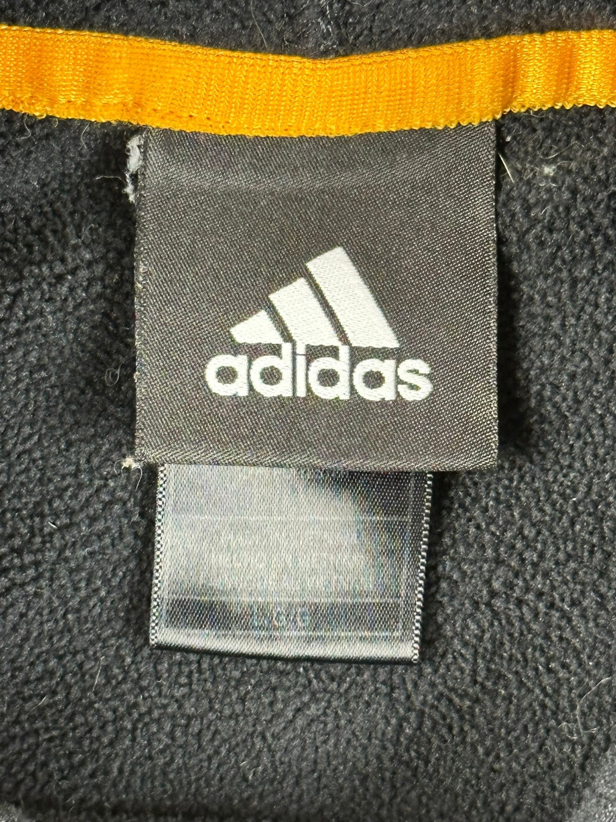 Adidas Los Angeles Lakers Hoodie Mens Black Gold 3 Stripes NBA Pullover Sz Large