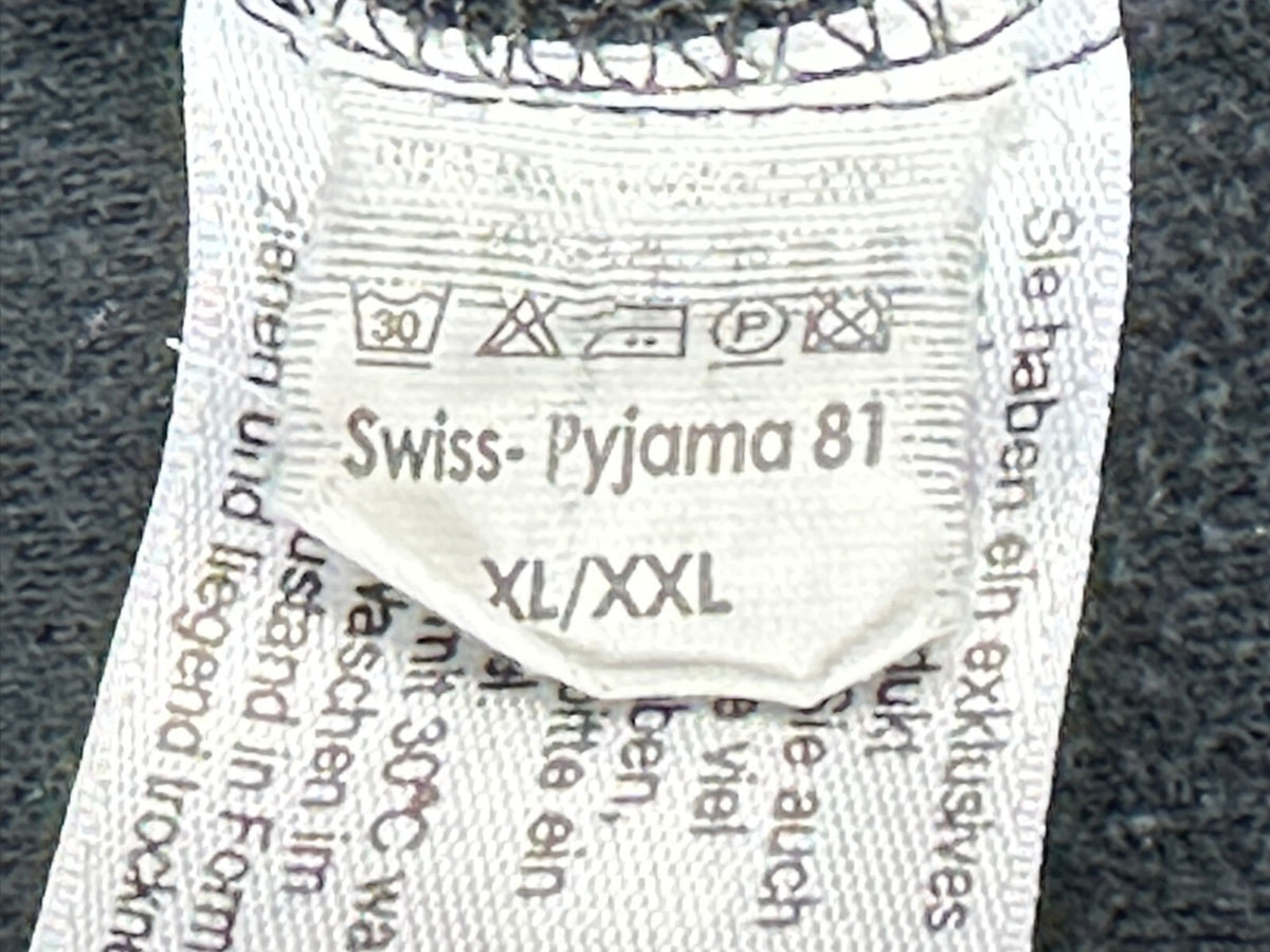 Swiss Air Lines Van Laack Pajama Lounge Pants XL XXL Black First Class Unisex