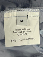 Alexander Wang Womens M High-Waisted Cotton Cargo Pants Light Blue