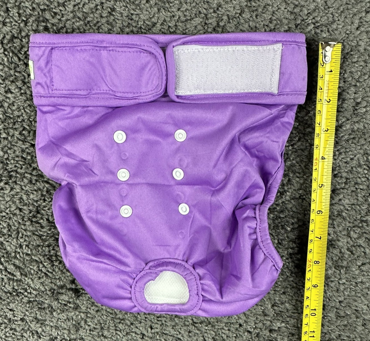 Wegreeco Washable Dog Diapers 3 Pack XL Purple Pink Blue Adjustable NWT