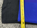 Armani Collezioni Womens Medium Blue Black Crewneck Knit Sweater Italy