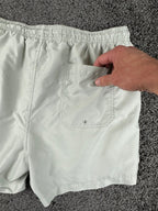 DARE To Keep Kids Off Drugs Swim Trunks Men Gray Board Shorts Sz Large