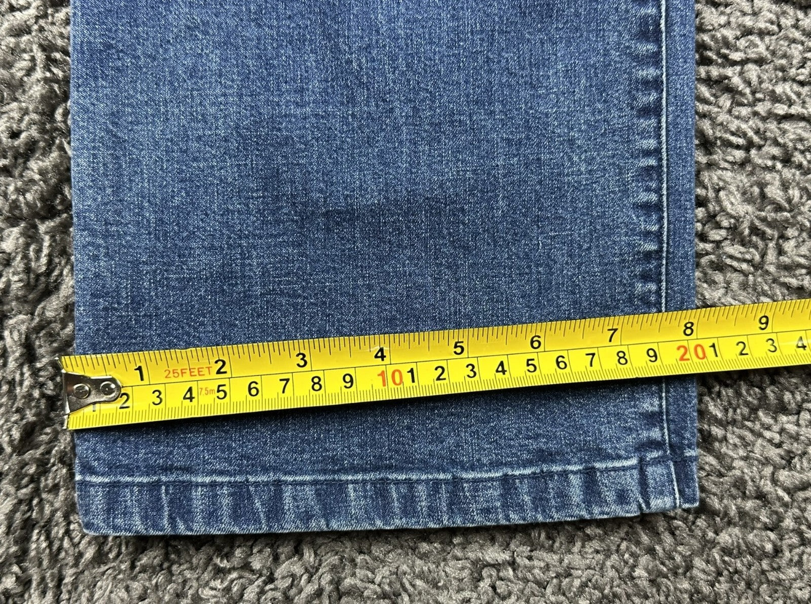 Vintage Blue Willi’s Womens Blue Stretch Straight Leg Jeans High Rise Size 38