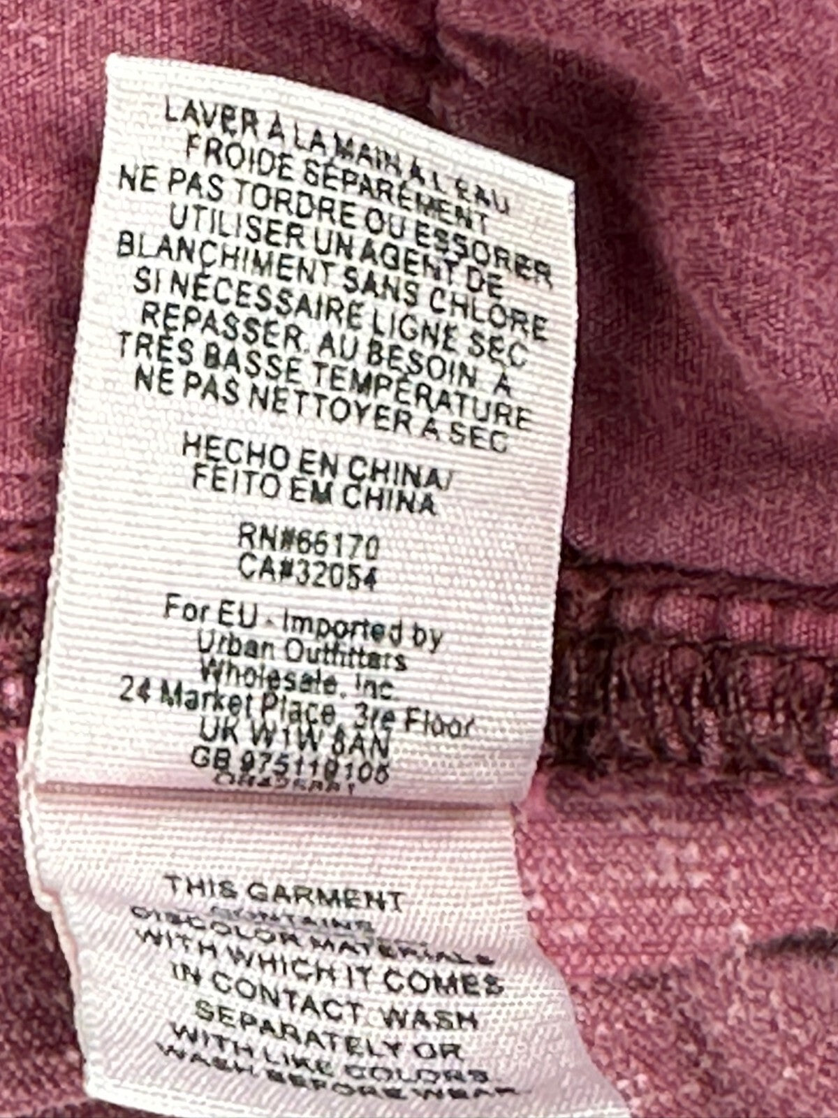 Free People Corduroy Pants Womens Size 28 Pink Slim Fit Stretch Mid Rise Jeans
