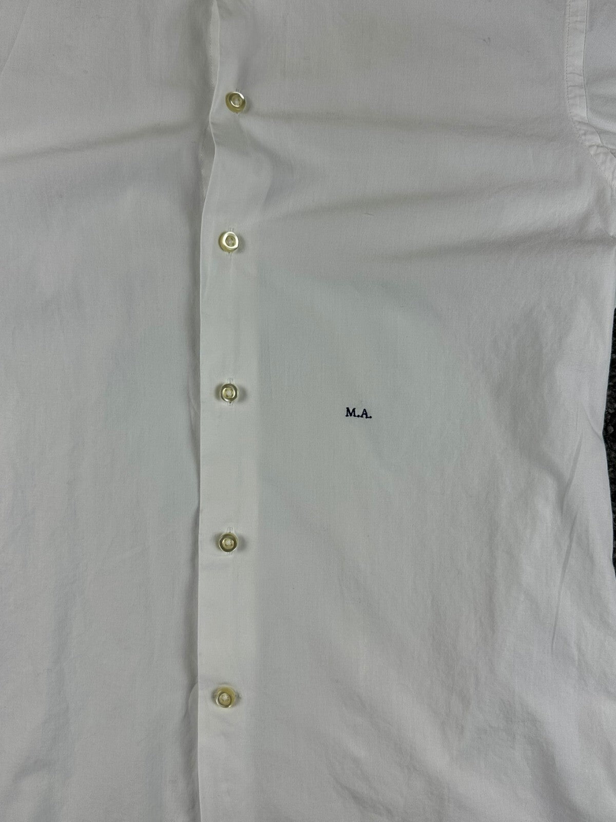 Camicissima Milano Dress Shirt Mens 39/15.5 White Extra Slim Fit Model Crema
