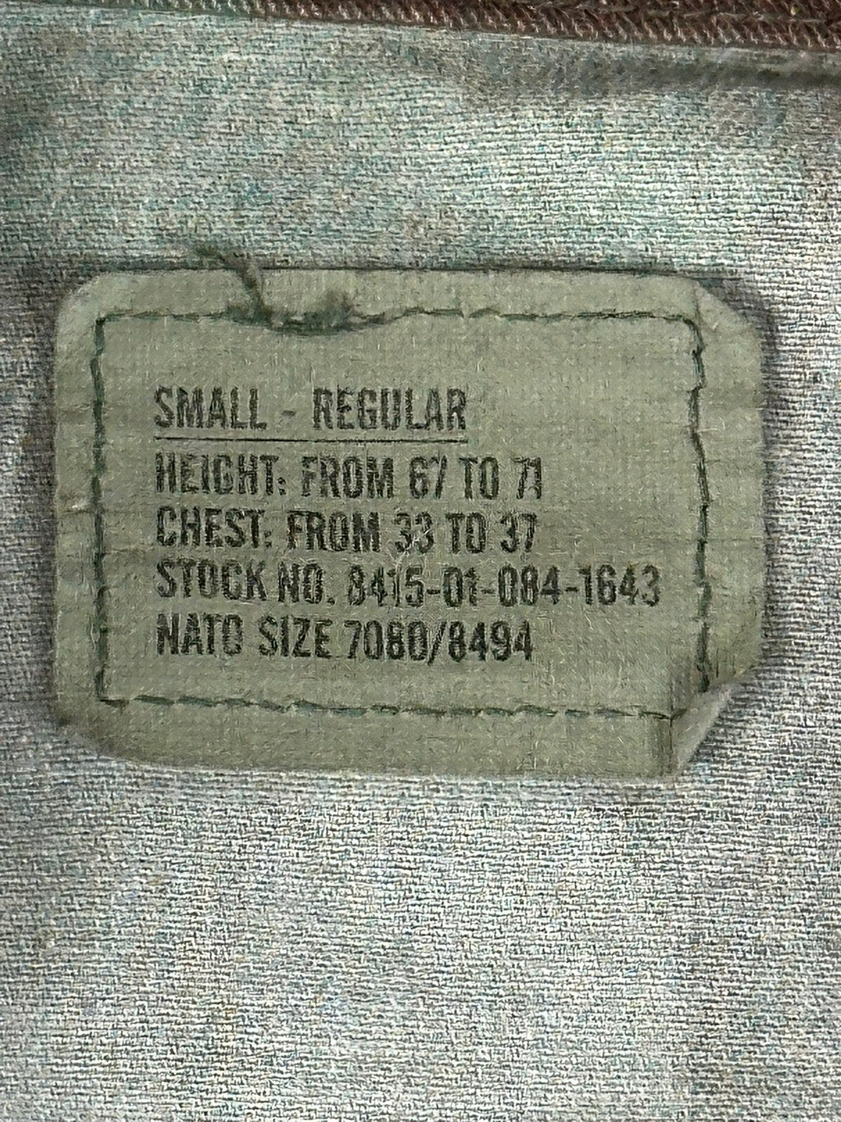Vintage US Army Special Forces Airborne Woodland Camo BDU Jacket Small Regular