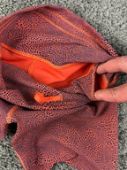 Lululemon Womens 6 Orange Crackle Fast and Free High-Rise Shorts
