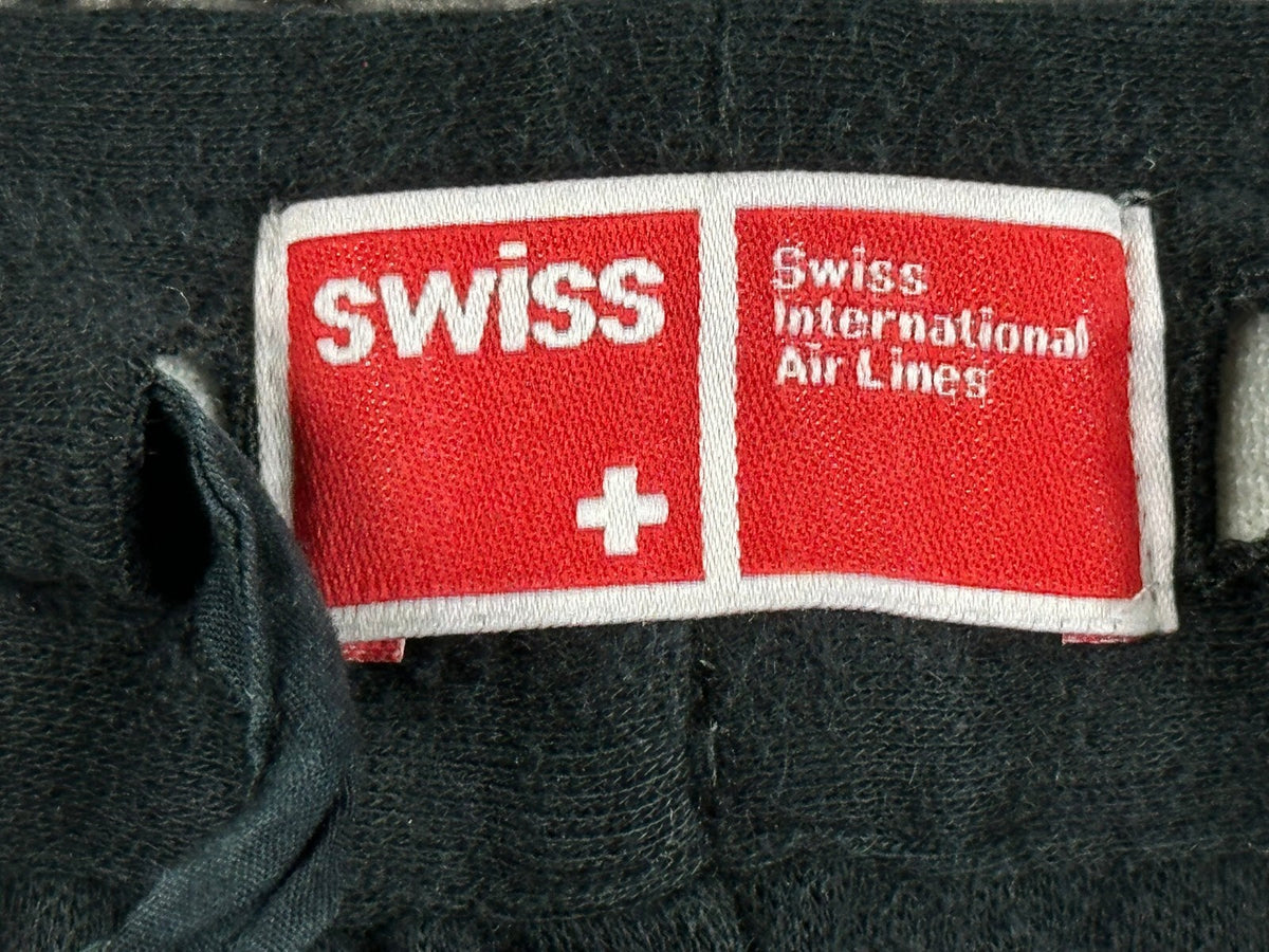 Swiss Air Lines Van Laack Pajama Lounge Pants XL XXL Black First Class Unisex