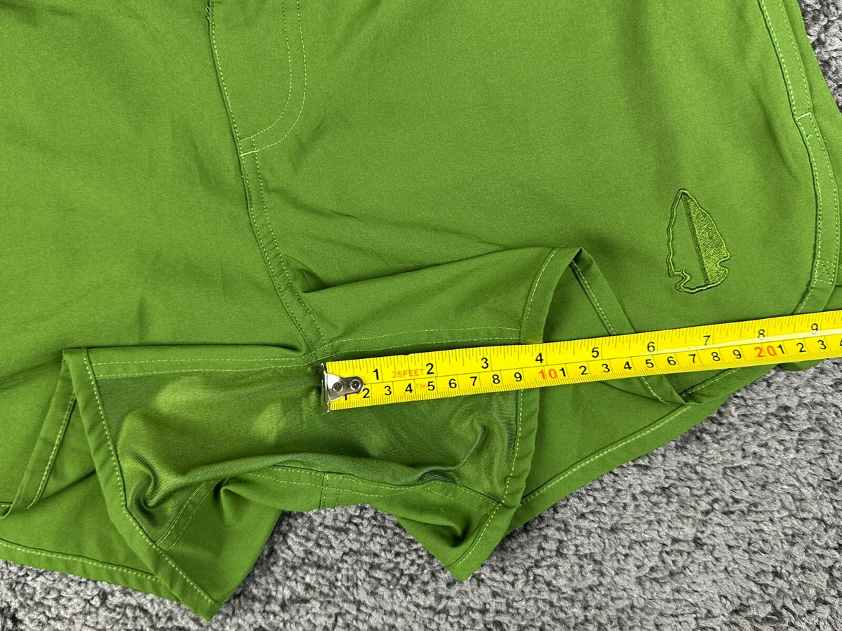 Tachuntfish Mens Medium Green Board Shorts Swim Trunks Surf Activewear Bottoms
