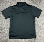 Itachi Uchiha Akatsuki Cloud Embroidered Polo Shirt Black Naruto Shippuden Med