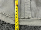 Vintage Eddie Bauer Mens L Light Gray 100% Cotton Button Down Shirt