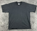Pro Club Heavyweight Mens T Shirt  Faded Black Blank 100% Cotton Streetwear XL