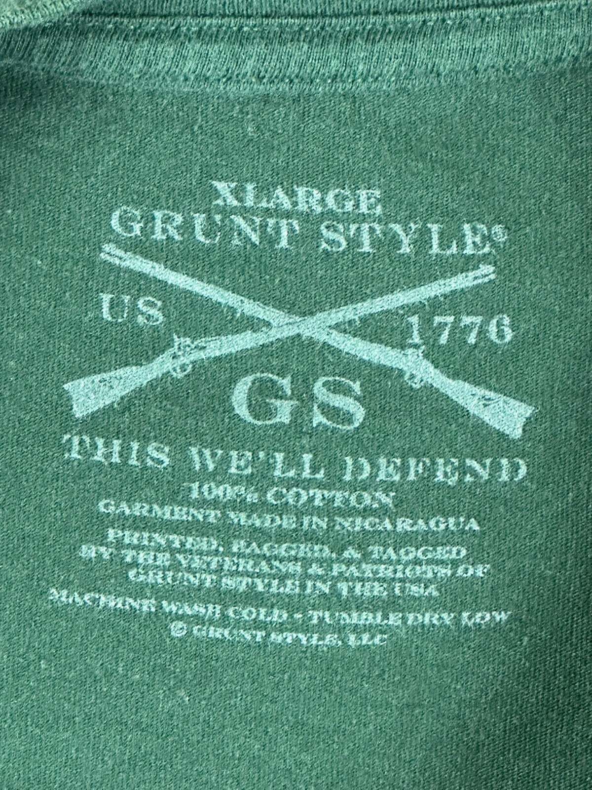 Grunt Style Lucky & Loaded T-Shirt Men Green St Patrick’s Day Graphic Tee Sz XL