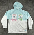 Disney Loungefly Snowman Hoodie Unisex Mickey Minnie Donald Daisy Christmas Sz L
